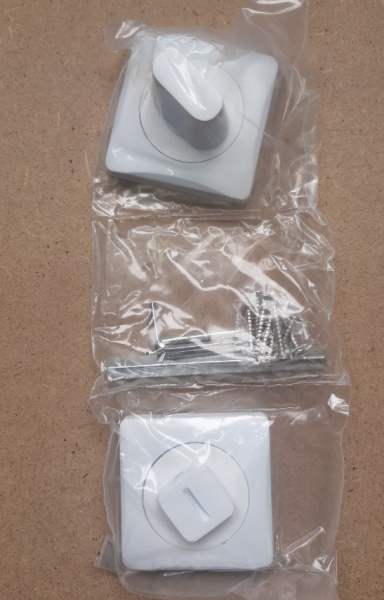 Фиксатор сантехнический 6 серия 6 BK WHITE FERETTO квадрат