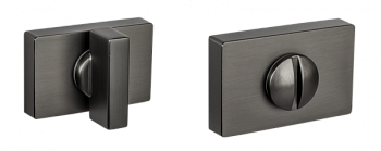 Завертка к ручкам РЕНЦ INBK 01 MBN (Матовый чёрный никель)